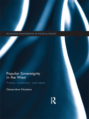 cover image of Popular Sovereignty in the West